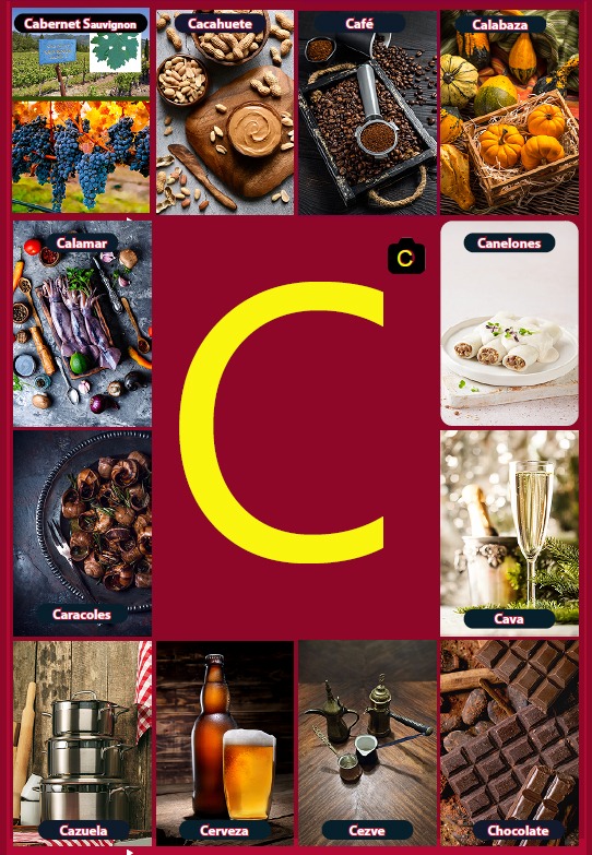 Glosario letra C del libro Gastronomía de la A a la Z - eBook interactivo Cooking Books, Diccionaro culinario y gastronómico