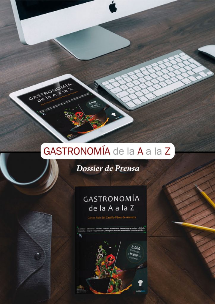 Dossier de Prensa GASTRONOMÍA de la A a la Z - Editorial Cooking Books
