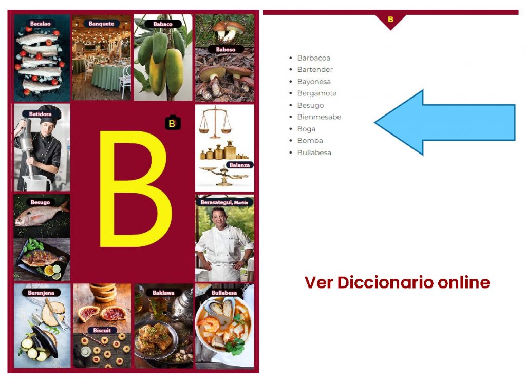 Diccionario de cocina y gastronomia online - Letra B