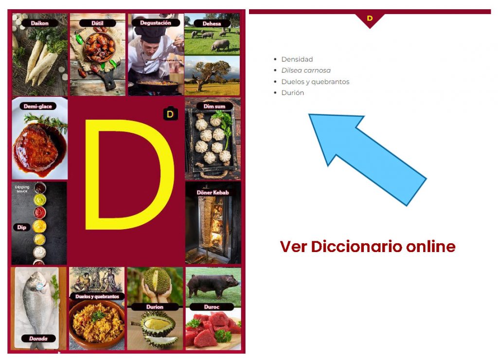 Diccionario de cocina y gastronomia online - Letra D