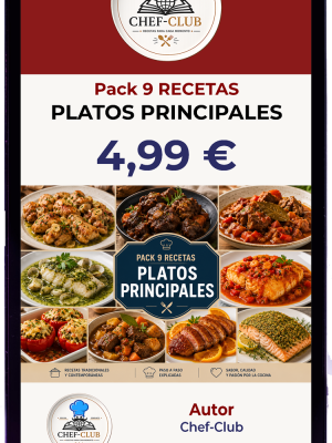 APK Autorecetas - Pack 9 Recetas "Platos principales"