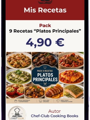 APK Autorecetas - Pack 9 Recetas "Platos principales"