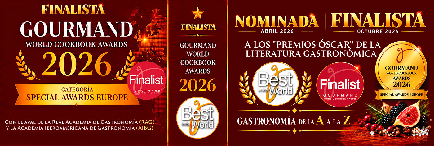 Gastronom?a de la A a la Z - Finalista PREMIOS GOUrMAND World Cookbook Awards 2026 - Categoría SPECIAL AWARDS EUROPE